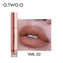 Load image into Gallery viewer, O.TWO.O Matte Lipstick Liquid Waterproof Long Lasting Velvet Lip Gloss Makeup Smooth Pigment Lip Tint Red Lips Cosmetics
